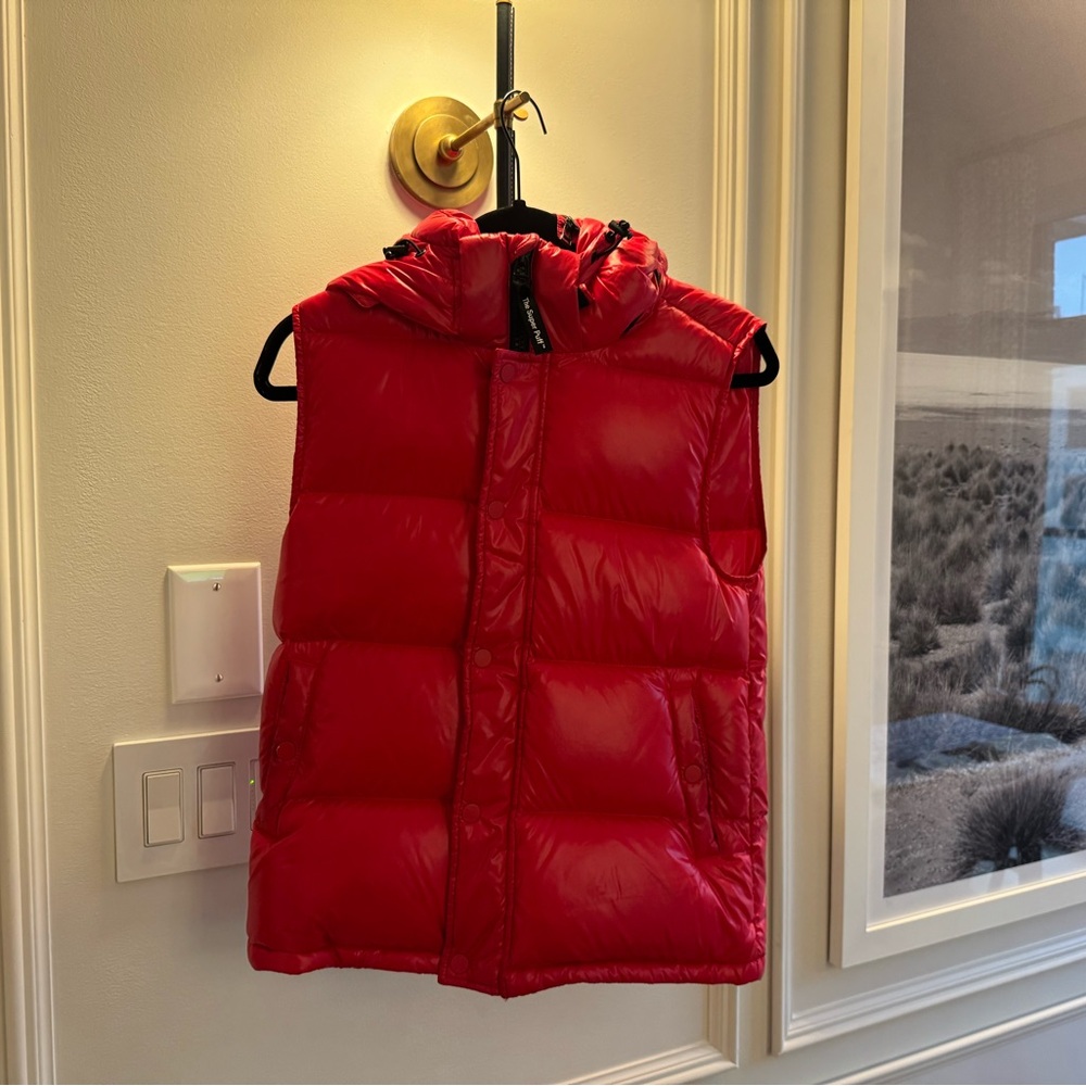 TNA Red Puffer Vest